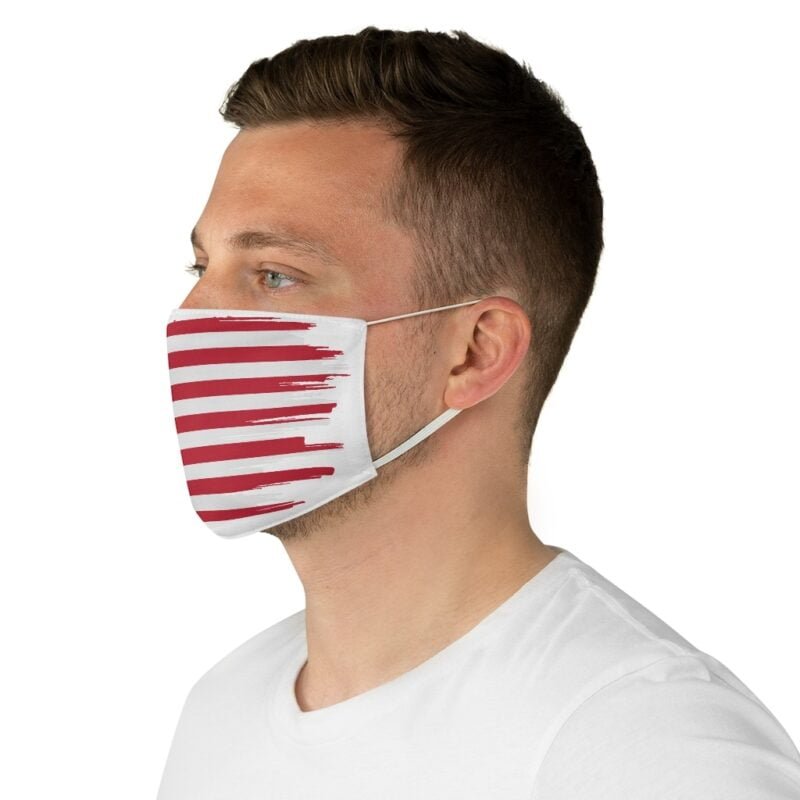 USA Flag Fabric Face Mask - Image 5