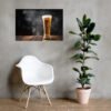 Beer on wooden table