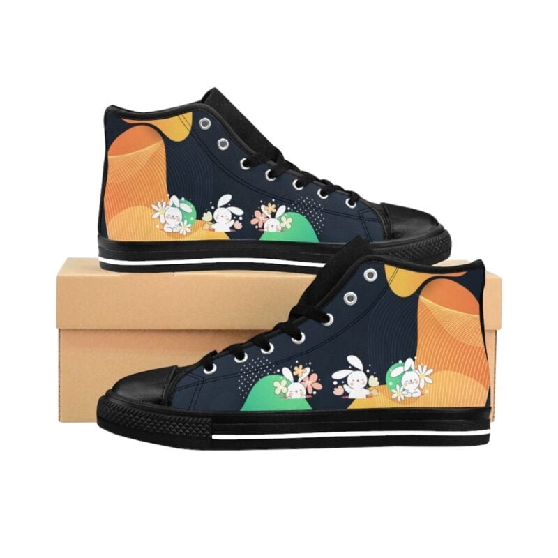 3 Cute Rabbits - Women's High-Top Sneakers