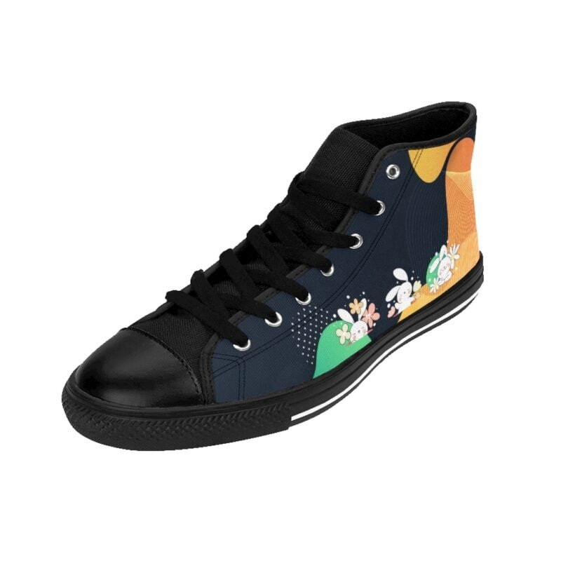 3 Cute Rabbits - Women's High-Top Sneakers - Image 5