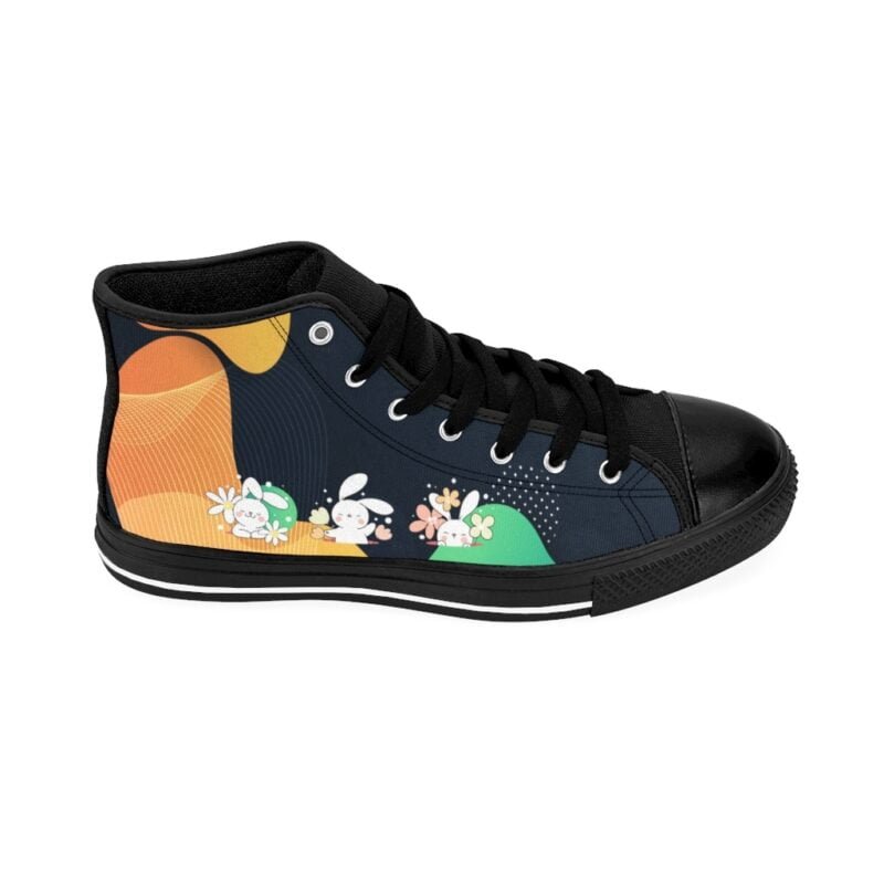 3 Cute Rabbits - Women's High-Top Sneakers - Image 6