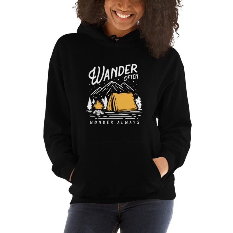 Wander Often, Wonder Always - Unisex Hoodie - Image 11