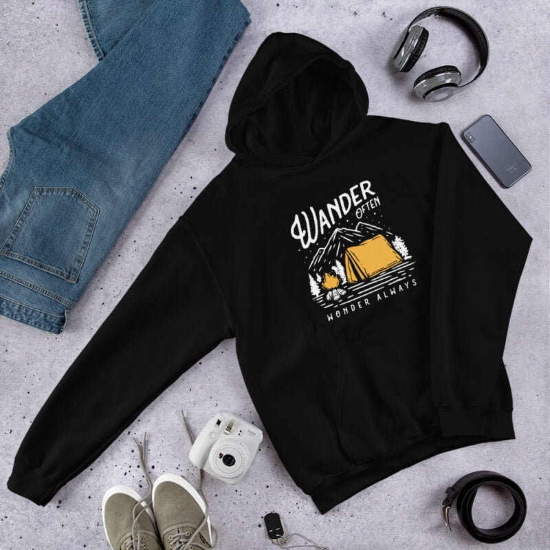 Wander Often, Wonder Always - Unisex Hoodie - Image 8