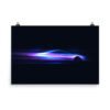Futuristic Neon Sport Car Poster